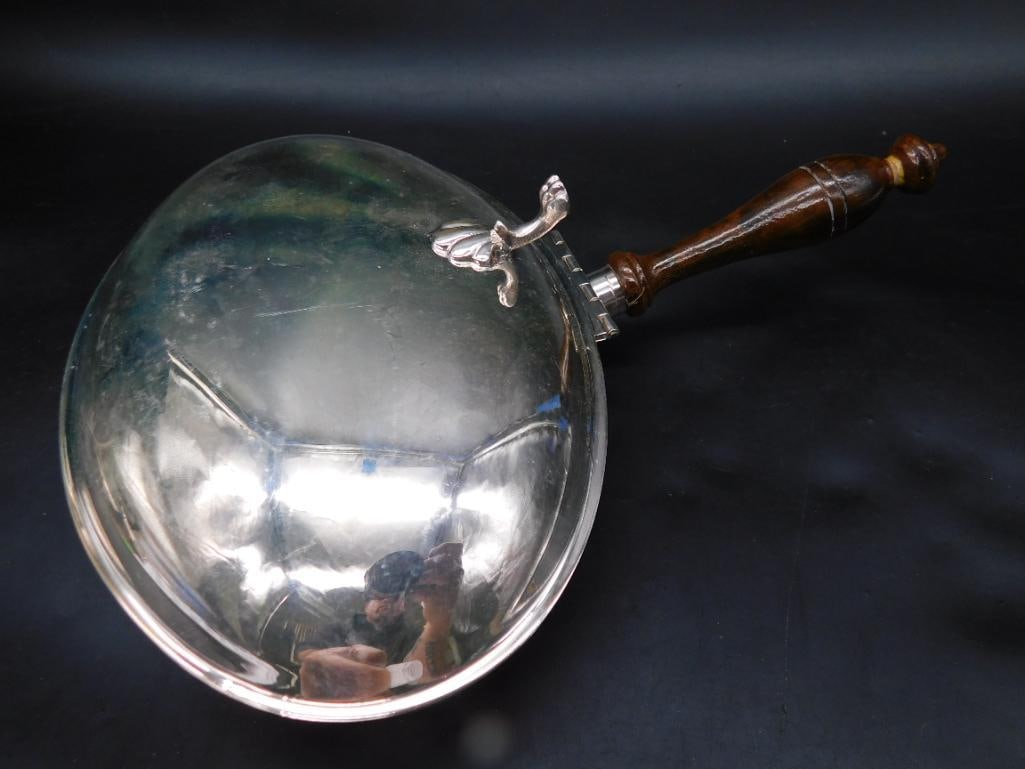 SILVER BUTLER CRUMB CATCHER VINTAGE ANTIQUE: SILVER BUTLER CRUMB CATCHER VINTAGE ANTIQUE