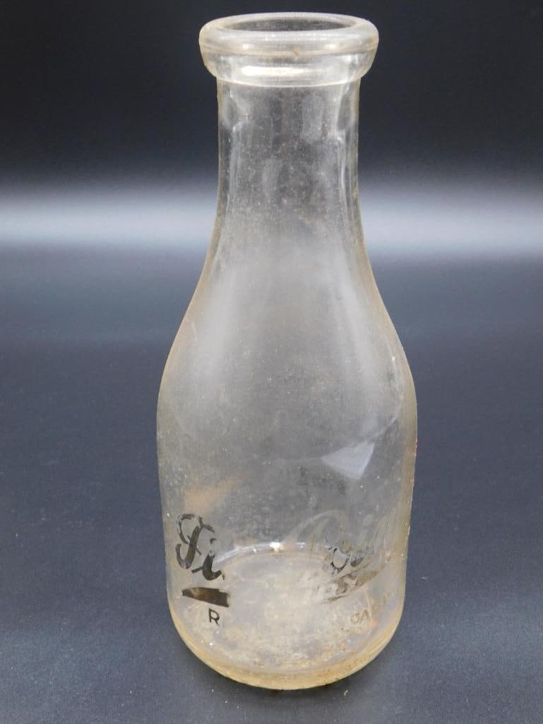GLASS BOTTLE ADVERTISING VINTAGE ANTIQUE (1 of 3)