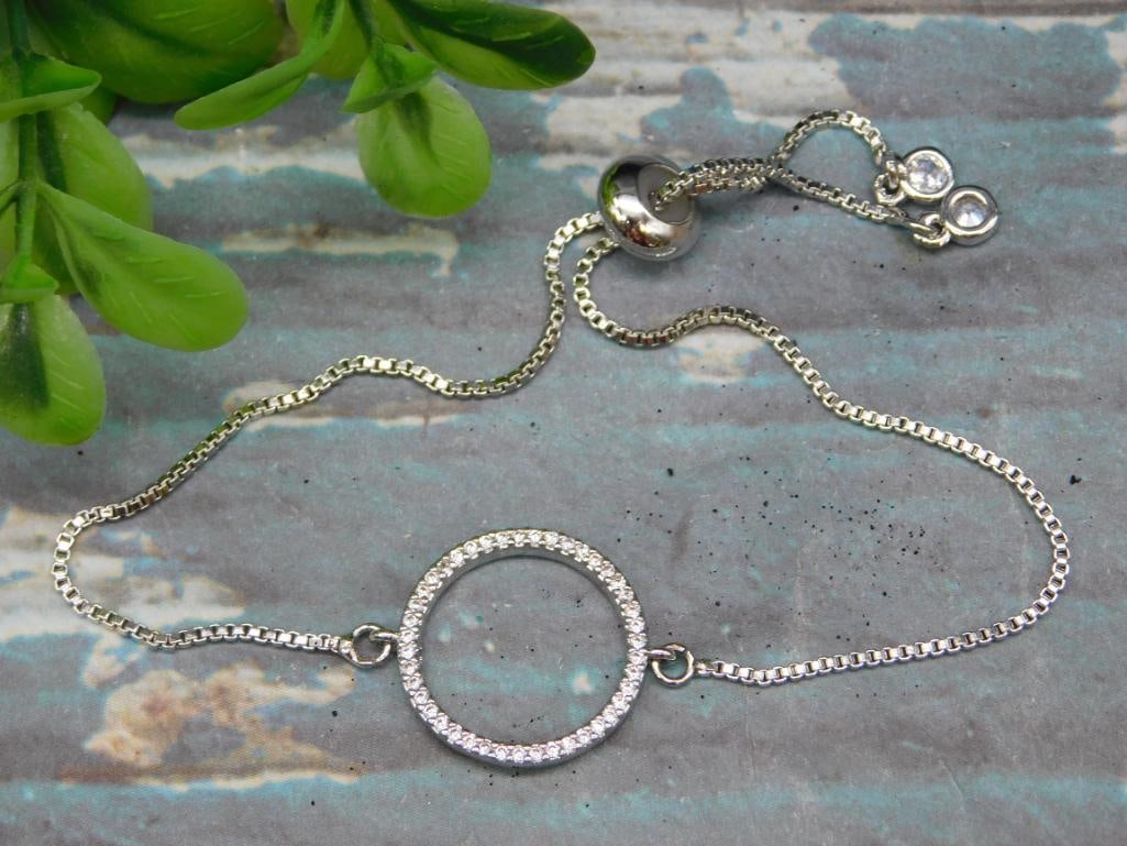 ADJUSTABLE STONE BRACELET ROCK STONE LAPIDARY SPECIMEN (1 of 2)