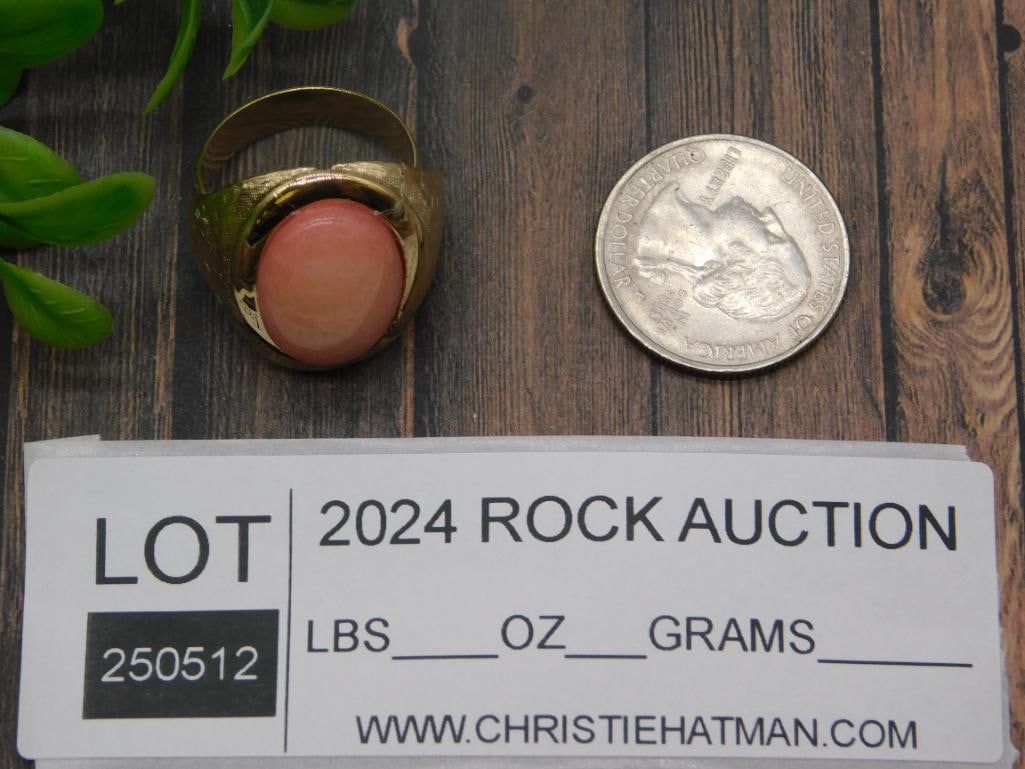 STONE RING ROCK STONE LAPIDARY SPECIMEN - 2