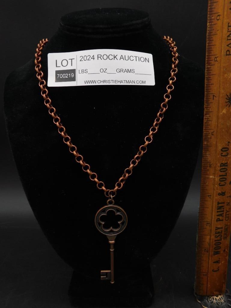 SKELETON KEY NECKLACE - 3