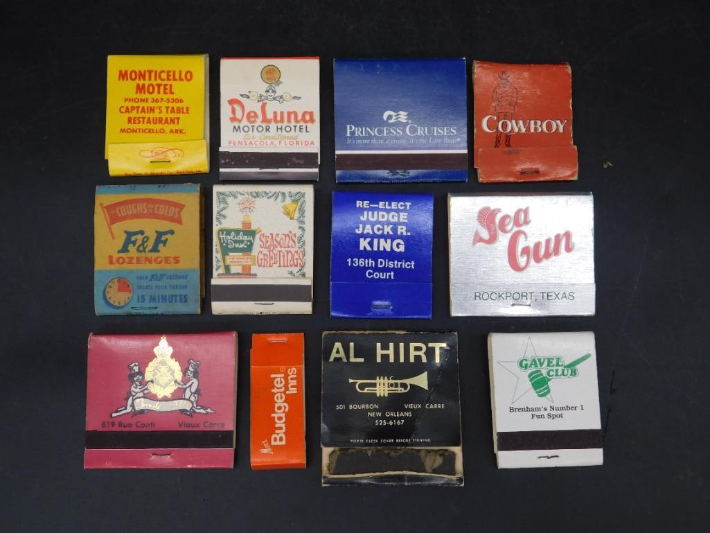 ADVERTISING MATCHBOOKS VINTAGE ANTIQUE (1 of 2)