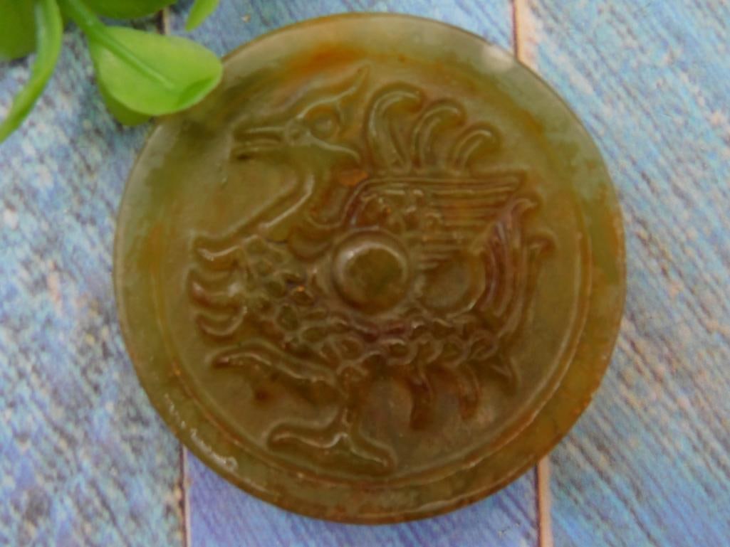 Carved Jade ROCK STONE LAPIDARY SPECIMEN (1 of 3)