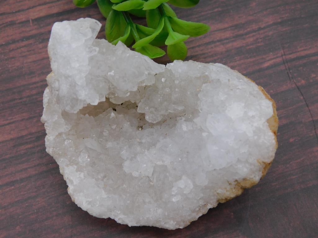 Natural Quartz Geode Rock Stone Lapidary Specimen (1 of 2)