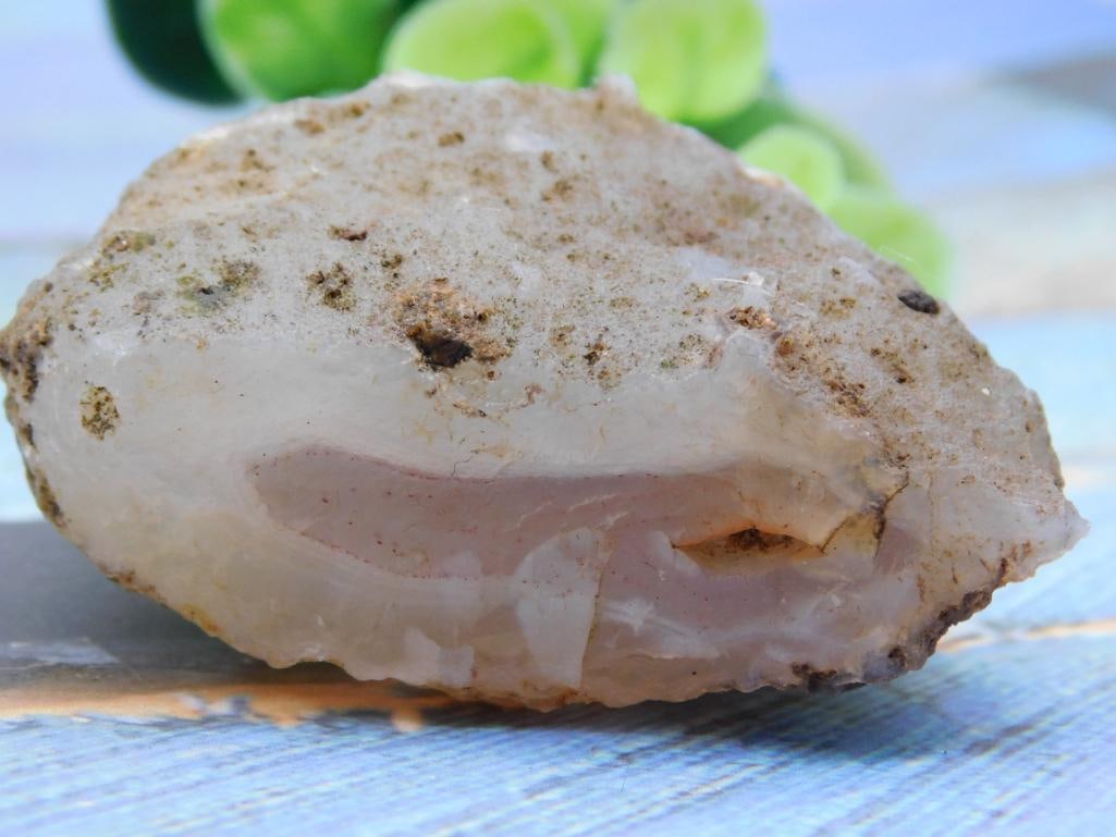 Geode Rock Stone Lapidary Specimen (1 of 2)