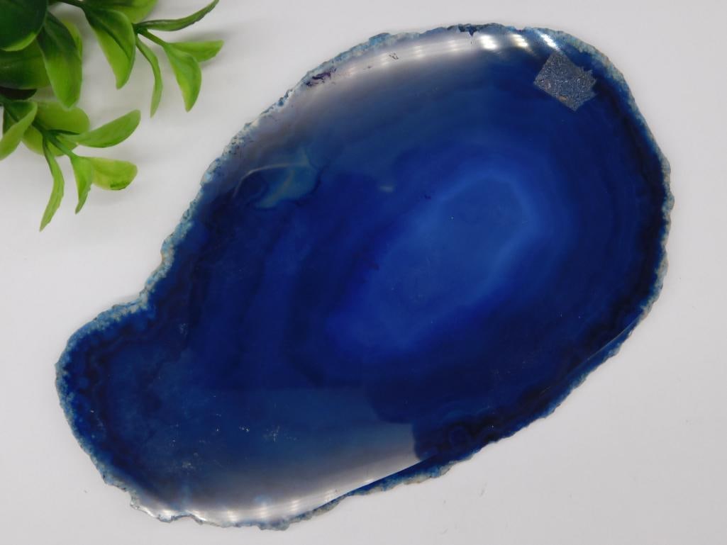 Agate Slice Rock Stone Lapidary Specimen: Agate Slice Rock Stone Lapidary Specimen