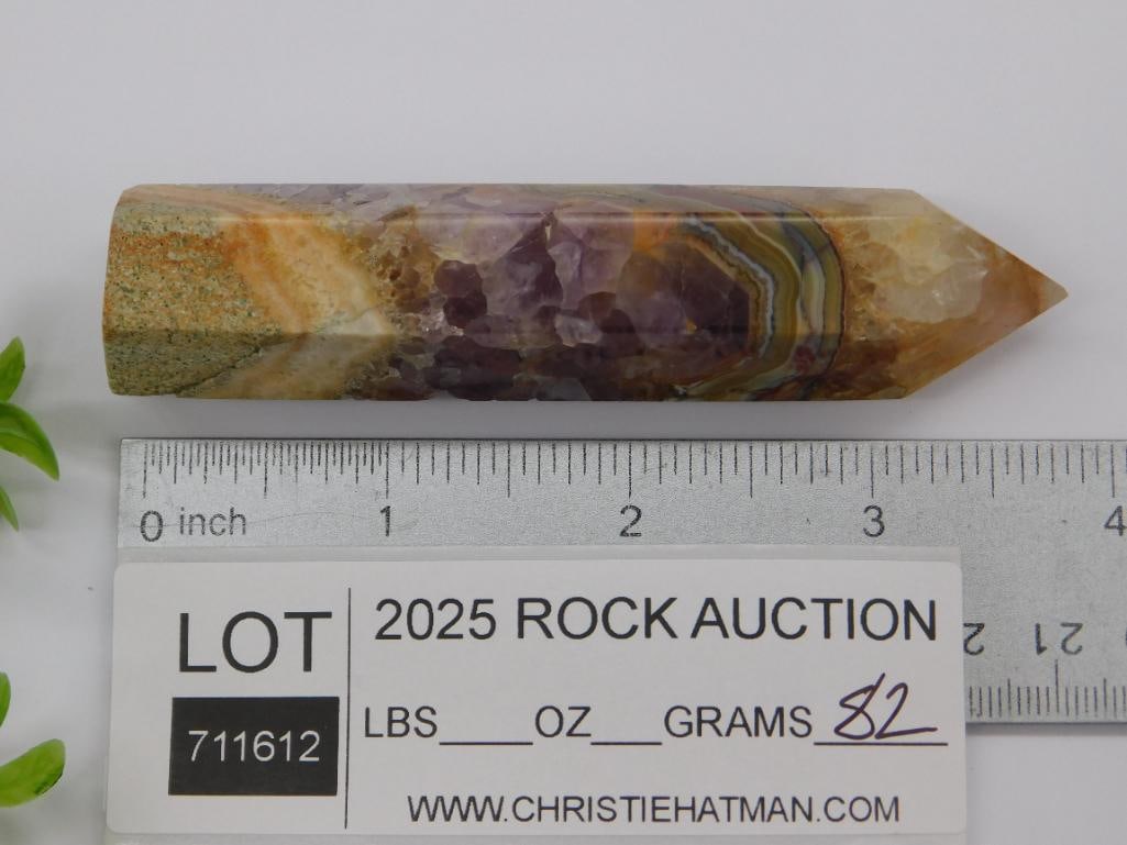 Crazy Lace Tower Rock Stone Lapidary Specimen: Crazy Lace Tower Rock Stone Lapidary Specimen