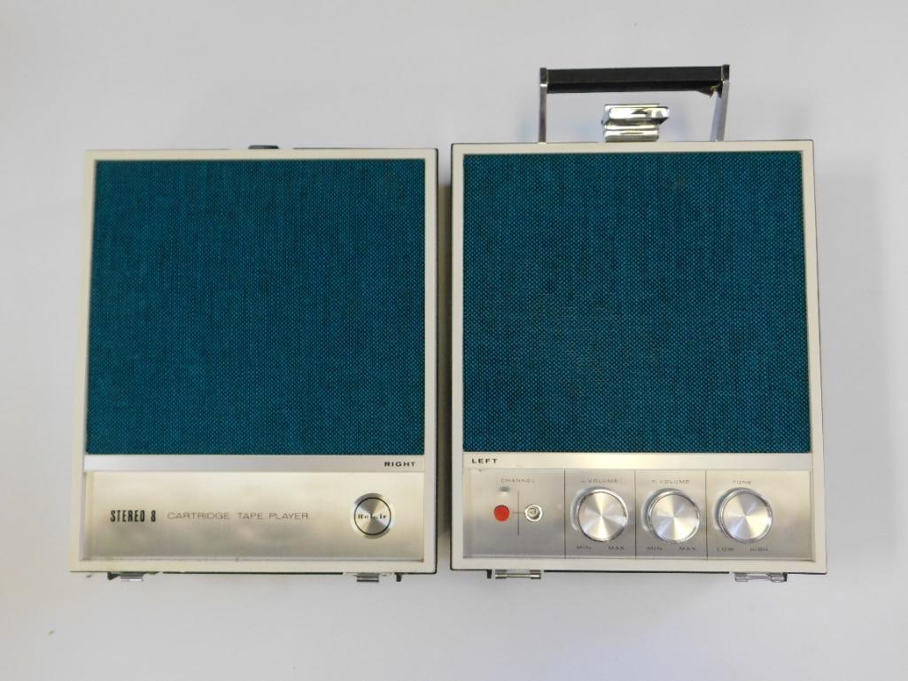 STEREO 8 TRACK CARTRIDGE TAPE PLAYER BELAIR VINTAGE ELECTRONIC (1 of 7)