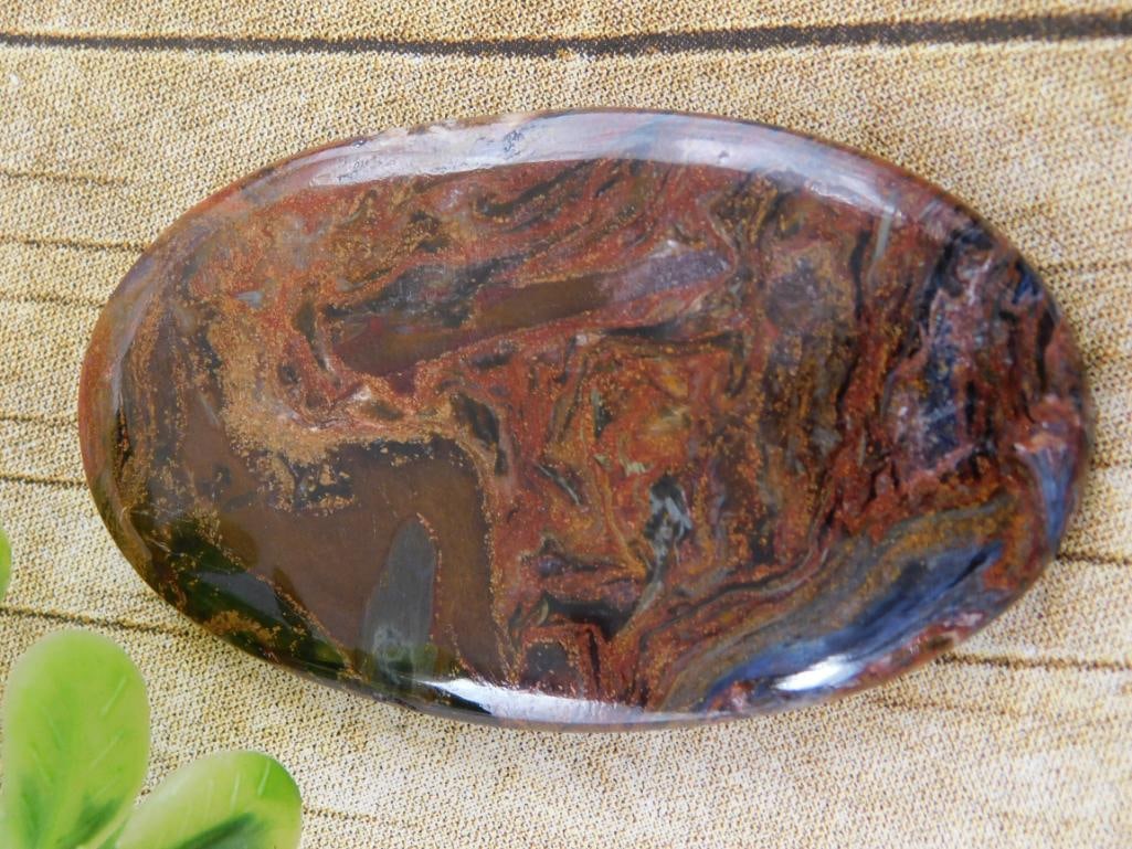 PIETERSITE CABOCHON ROCK STONE LAPIDARY SPECIMEN: PIETERSITE CABOCHON ROCK STONE LAPIDARY SPECIMEN