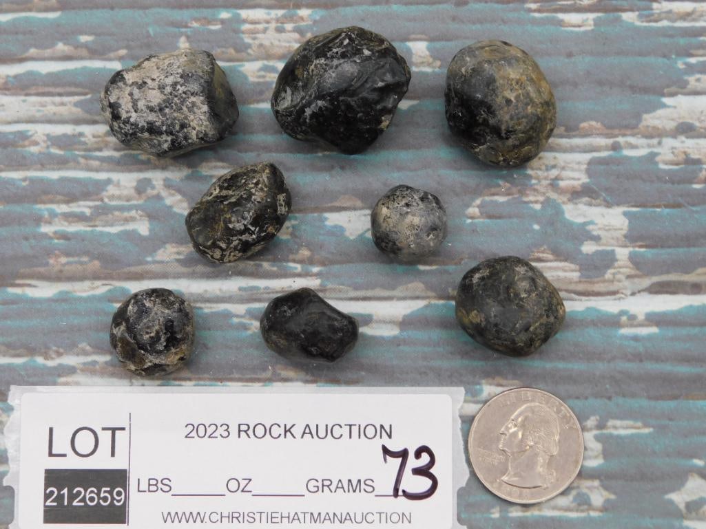 APACHE TEARS ROCK STONE LAPIDARY SPECIMEN - 2