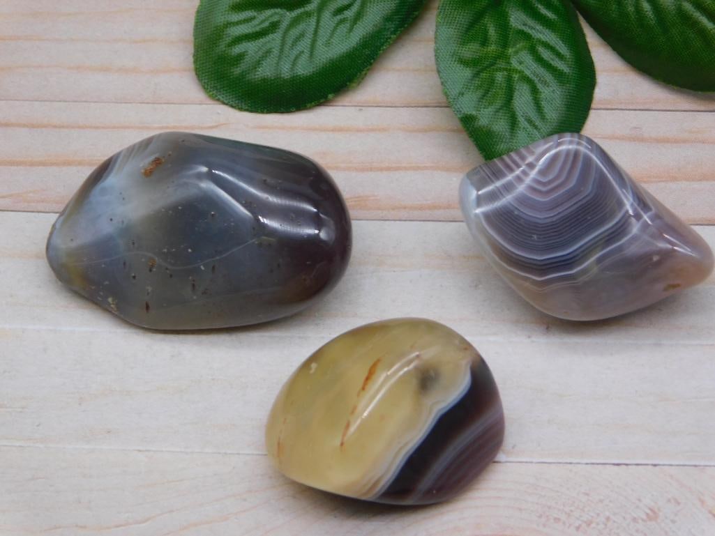 BOTSWANA AGATE ROCK STONE LAPIDARY SPECIMEN: BOTSWANA AGATE ROCK STONE LAPIDARY SPECIMEN