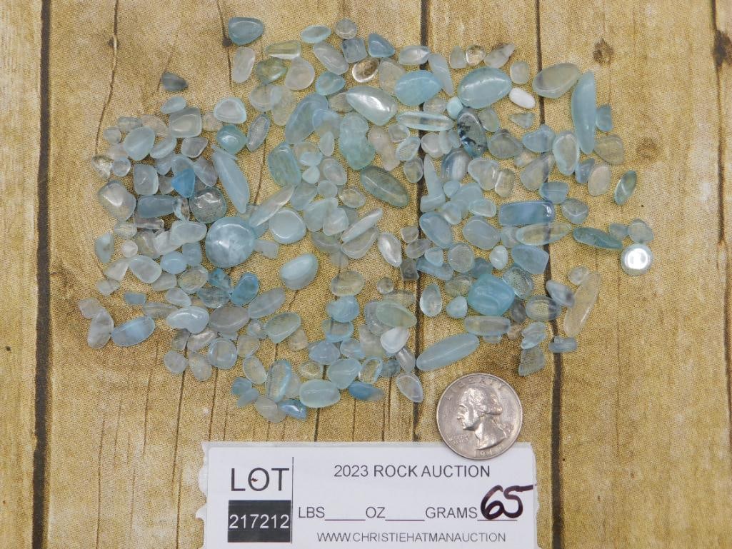 AQUAMARINE ROCK STONE LAPIDARY SPECIMEN: AQUAMARINE ROCK STONE LAPIDARY SPECIMEN