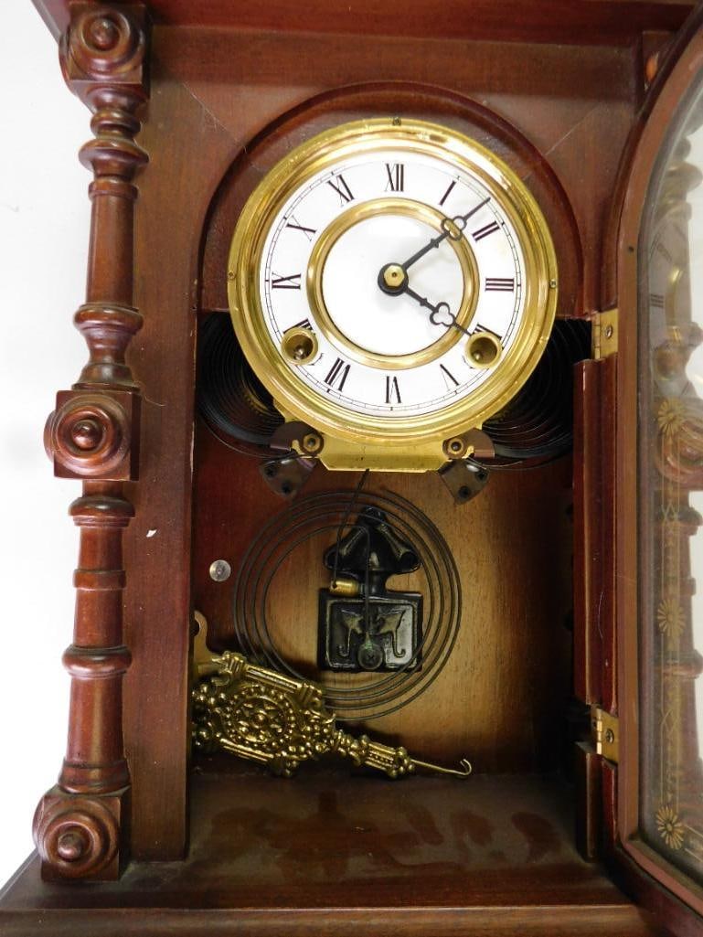 VINTAGE WALL CLOCK ANTIQUE - 2