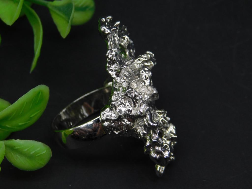 SILVER TONE RING - 2