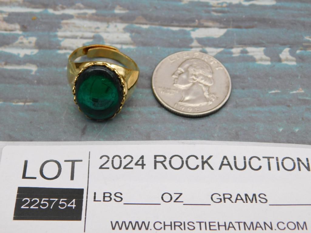 STONE RING ROCK STONE LAPIDARY SPECIMEN - 2