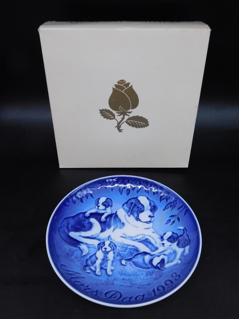 COPENHAGEN MOTHERS DAY PLATE VINTAGE ANTIQUE: COPENHAGEN MOTHERS DAY PLATE VINTAGE ANTIQUE