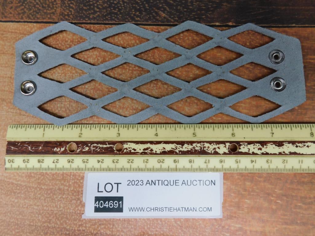 COW HIDE CUFF BRACELET - 3