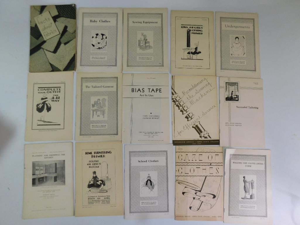 HOME ECONOMICS PAMPHLETS AND GUIDES VINTAGE ANTIQUE: HOME ECONOMICS PAMPHLETS AND GUIDES VINTAGE ANTIQUE