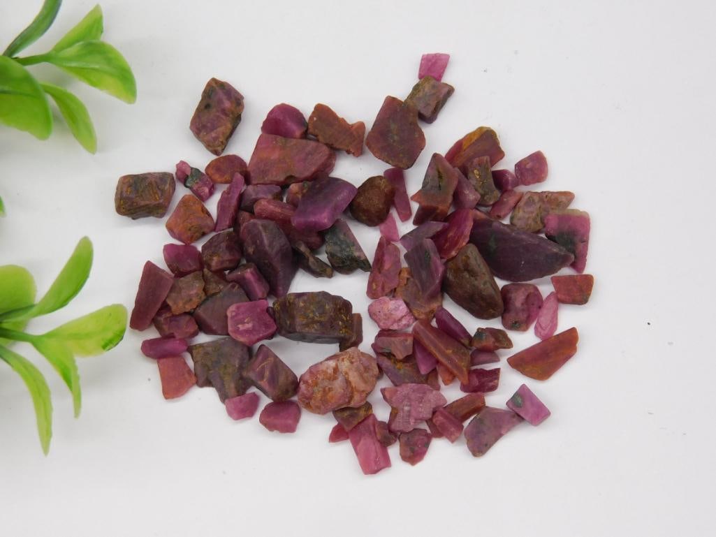 RUBY GEMSTONES 12 GRAMS ROCK STONE LAPIDARY SPECIMEN: RUBY GEMSTONES 12 GRAMS ROCK STONE LAPIDARY SPECIMEN