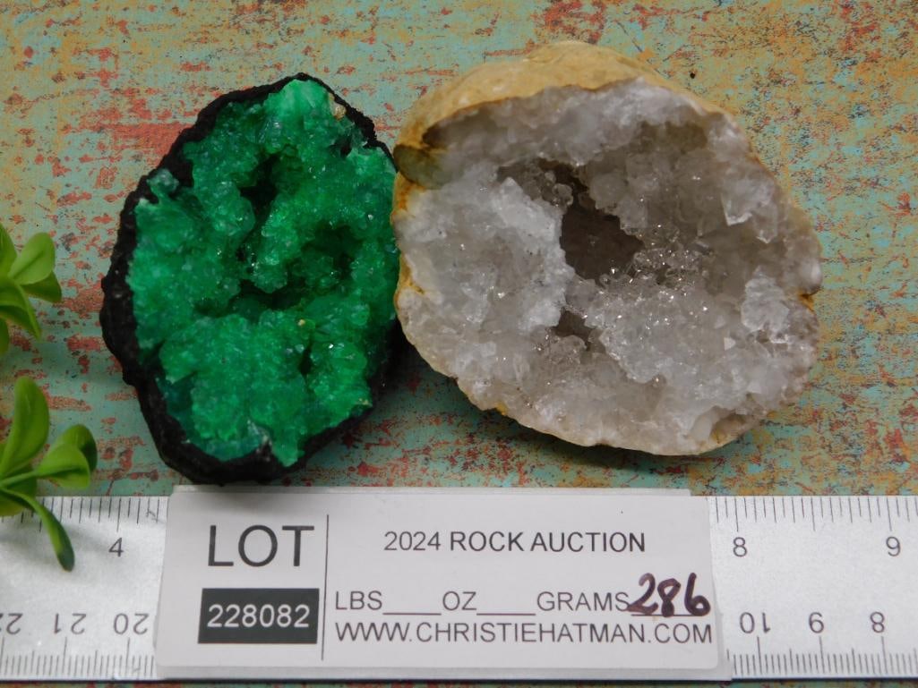 GEODES ROCK STONE LAPIDARY SPECIMEN - 3