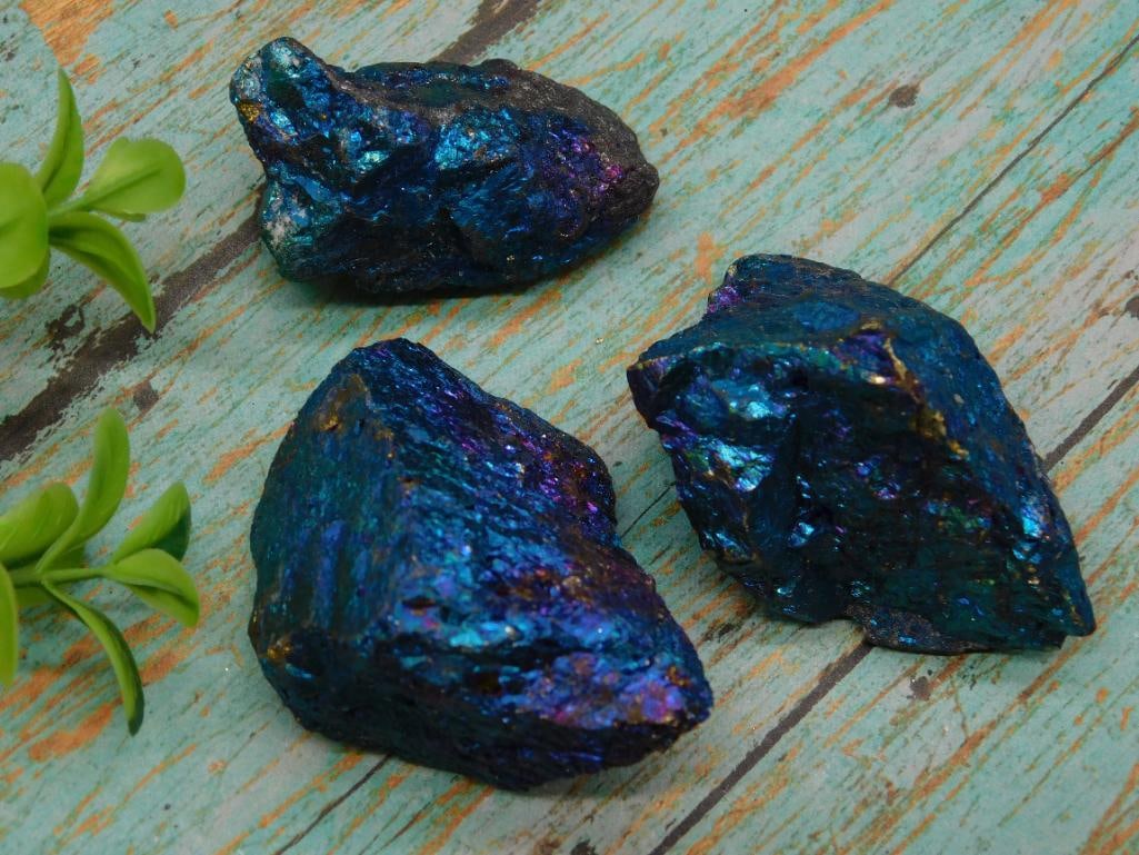 PEACOCK ORE ROCK STONE LAPIDARY SPECIMEN: PEACOCK ORE ROCK STONE LAPIDARY SPECIMEN