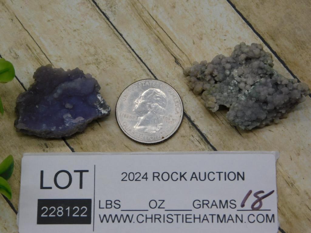 GRAPE AGATE ROCK STONE LAPIDARY SPECIMEN - 3