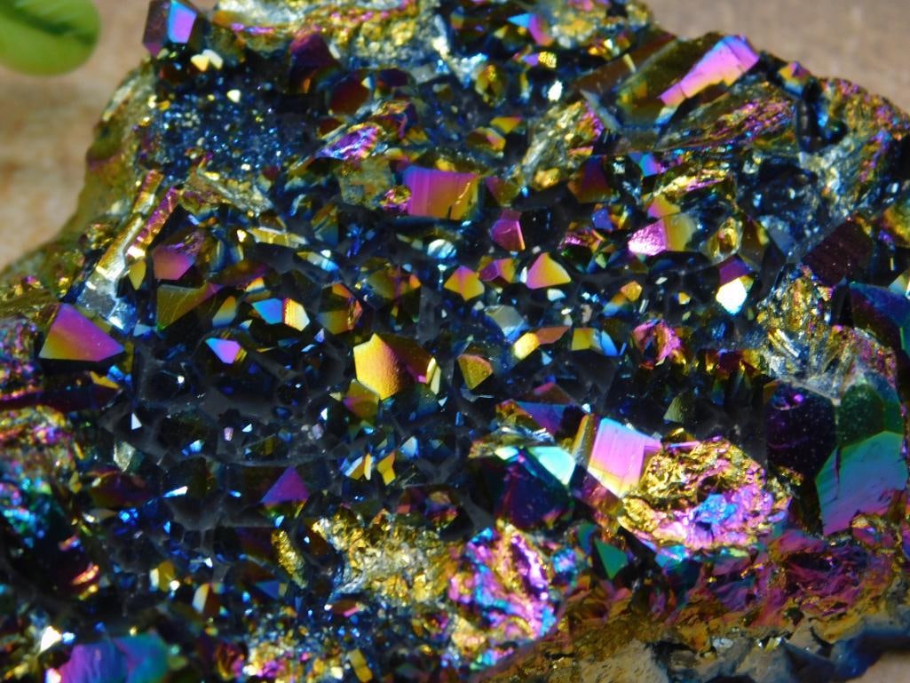 TITANIUM AMETHYST ROCK STONE LAPIDARY SPECIMEN - 5