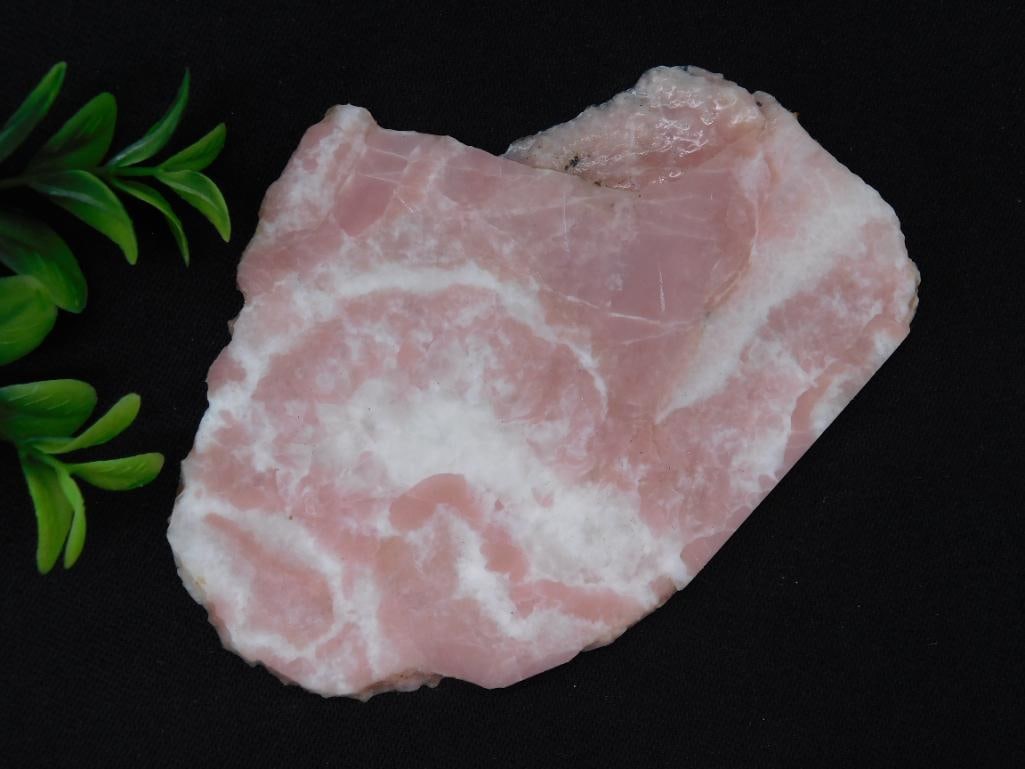 RHODOCHROSITE SLAB ROCK STONE LAPIDARY SPECIMEN: RHODOCHROSITE SLAB ROCK STONE LAPIDARY SPECIMEN