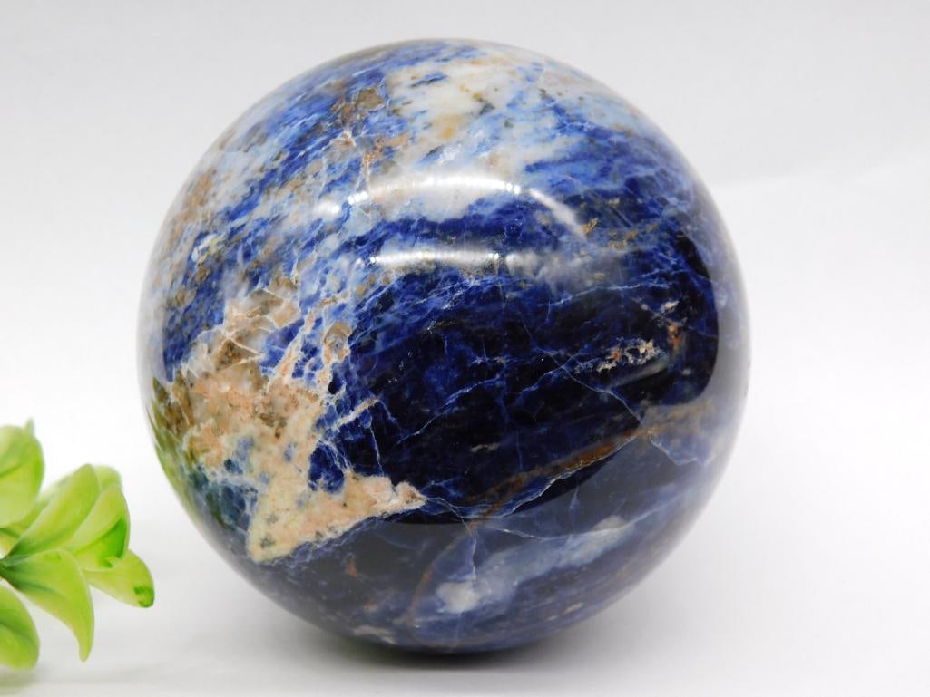SODALITE SPHERE ROCK STONE LAPIDARY SPECIMEN: SODALITE SPHERE ROCK STONE LAPIDARY SPECIMEN