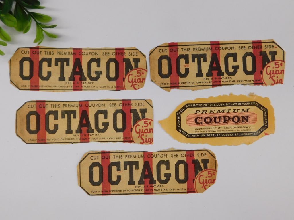 Vintage Octagon Soap Premium Coupons Collection: Vintage Octagon Soap Premium Coupons Collection