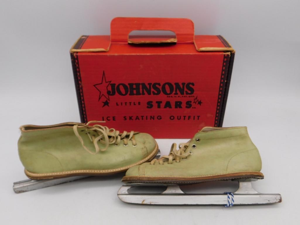 Vintage Johnsons Little Stars Ice Skating Outfit with Box: Vintage Johnsons Little Stars Ice Skating Outfit with Box