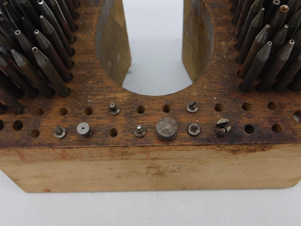 VINTAGE STAKING TOOL SET WATCHMAKING WATCHMAKER TOOLS ANTIQUE - 4