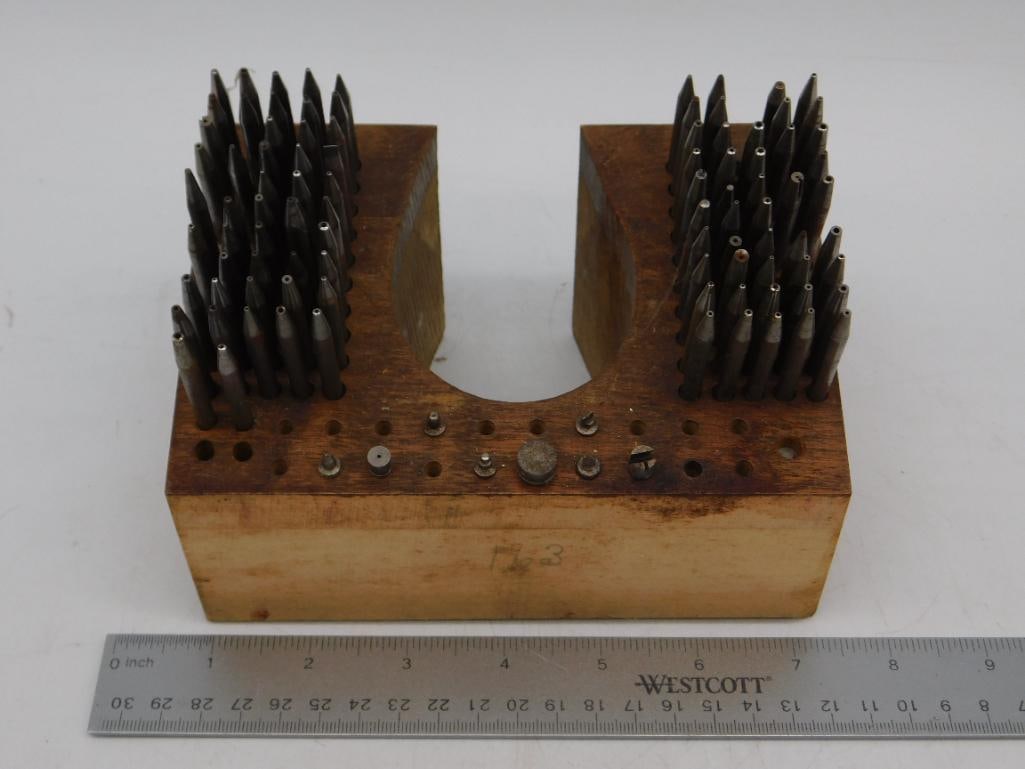 VINTAGE STAKING TOOL SET WATCHMAKING WATCHMAKER TOOLS ANTIQUE - 6