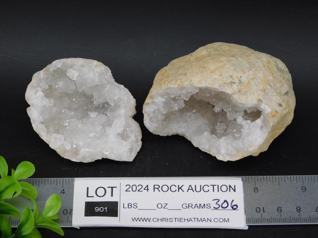 GEODE ROCK STONE LAPIDARY SPECIMEN - 3