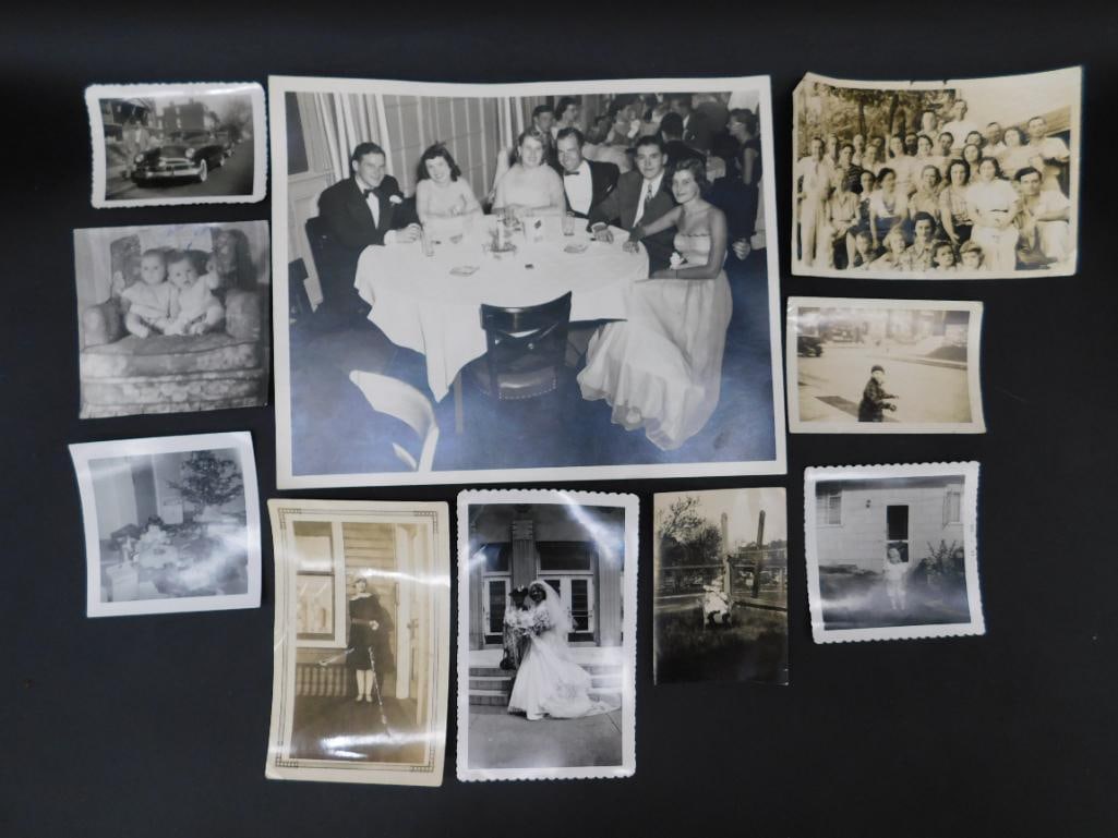 Collection of 10 Black-and-White Photographs: Collection of 10 Black-and-White Photographs