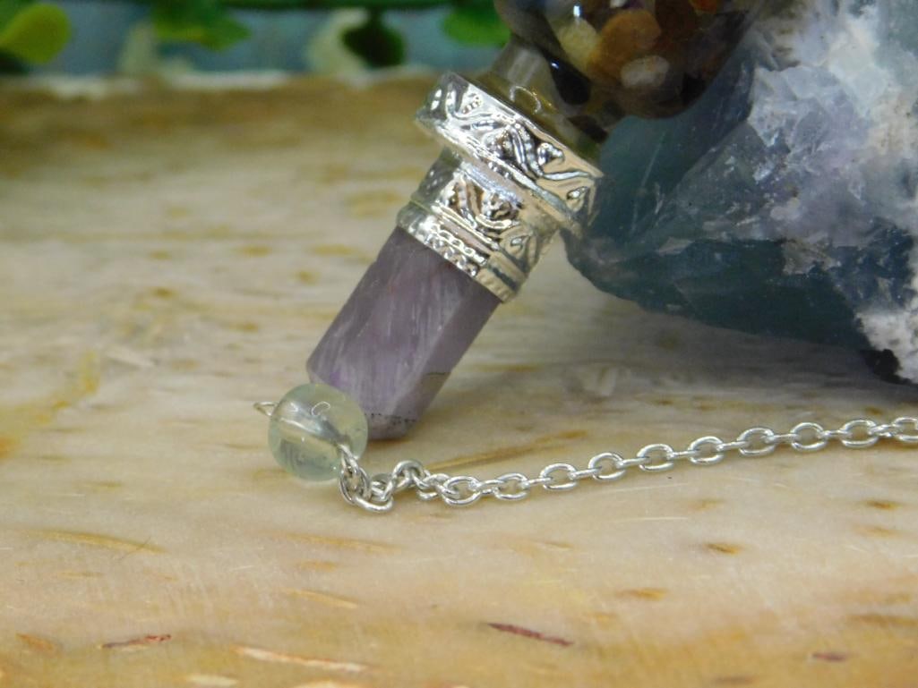 MIXED STONE PENDULUM ROCK STONE LAPIDARY SPECIMEN - 3