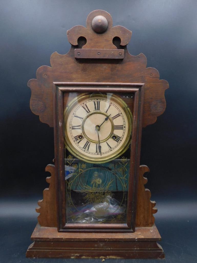 MANTLE CLOCK VINTAGE ANTIQUE (1 of 4)