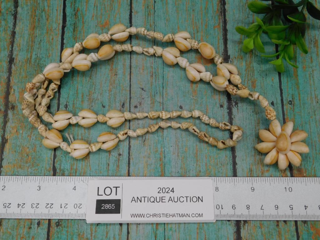 SHELL NECKLACE ROCK STONE LAPIDARY SPECIMEN - 4