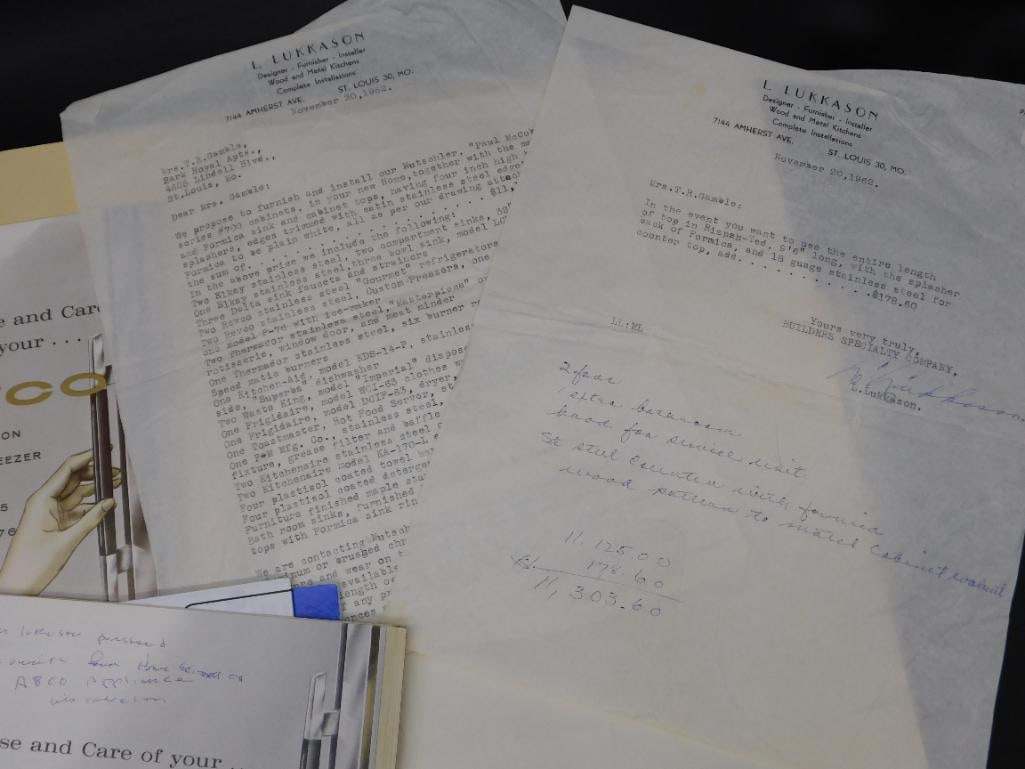 Mid-Century Modern 1960s Kitchen Documentation Set - 6