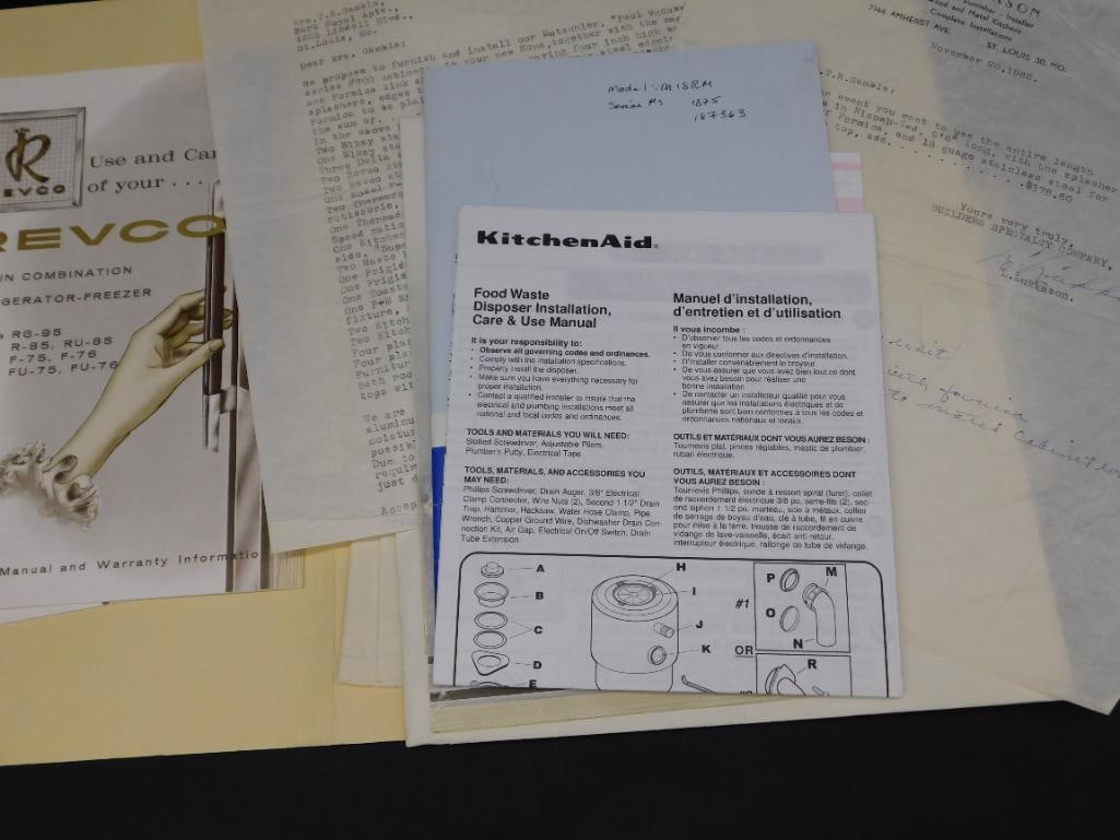 Mid-Century Modern 1960s Kitchen Documentation Set - 7