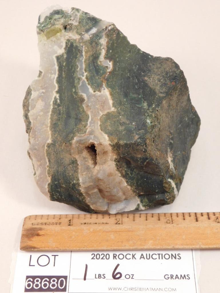 ZEBRA ROCK STONE LAPIDARY SPECIMEN - 2