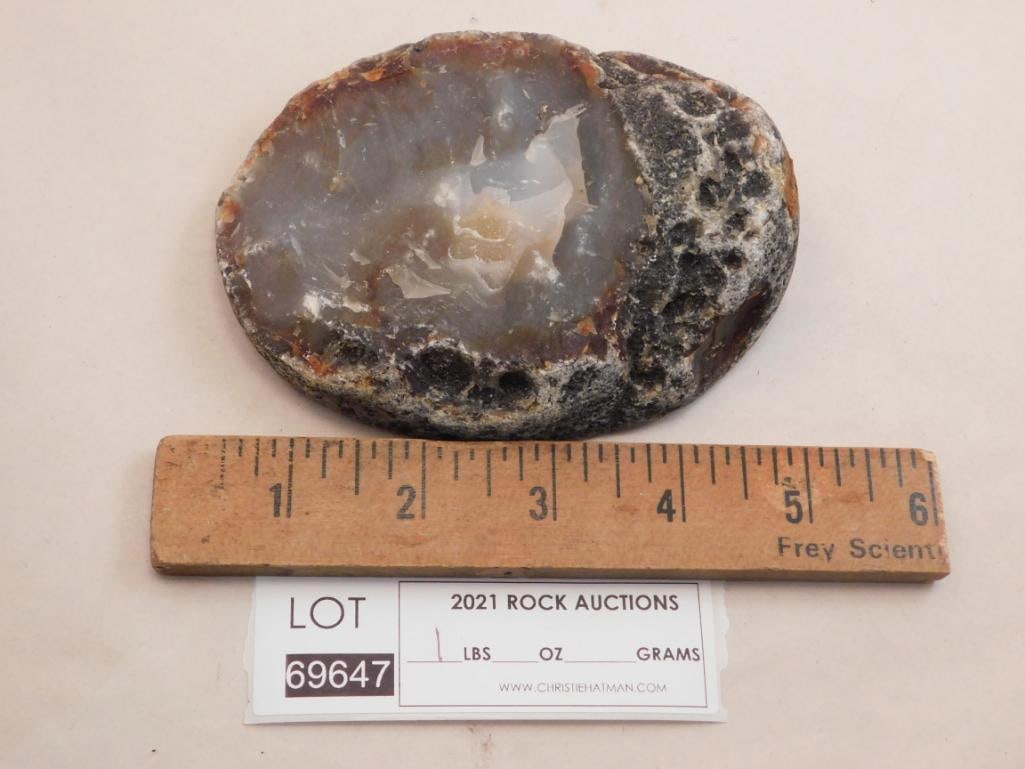 AGATE ROCK STONE LAPIDARY SPECIMEN - 2