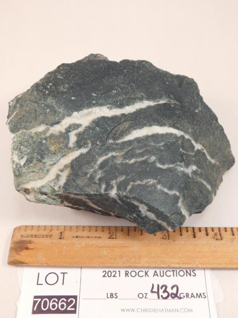 ZEBRA ROCK STONE LAPIDARY SPECIMEN - 2