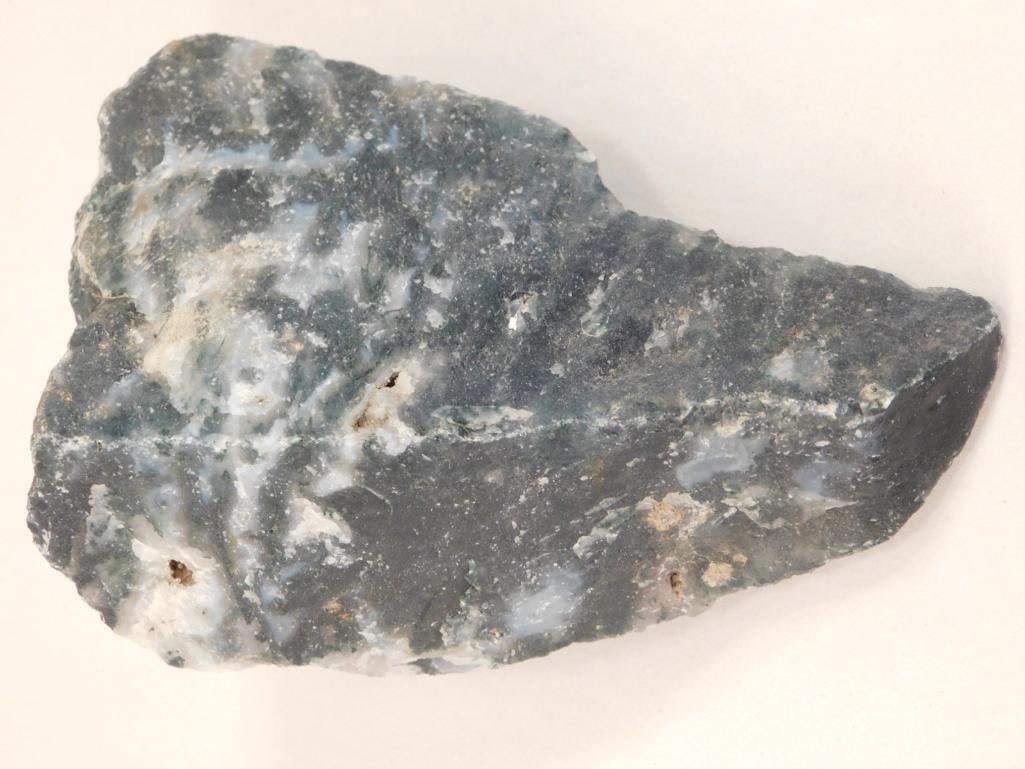 MOSS PLUME ROCK STONE LAPIDARY SPECIMEN: MOSS PLUME ROCK STONE LAPIDARY SPECIMEN