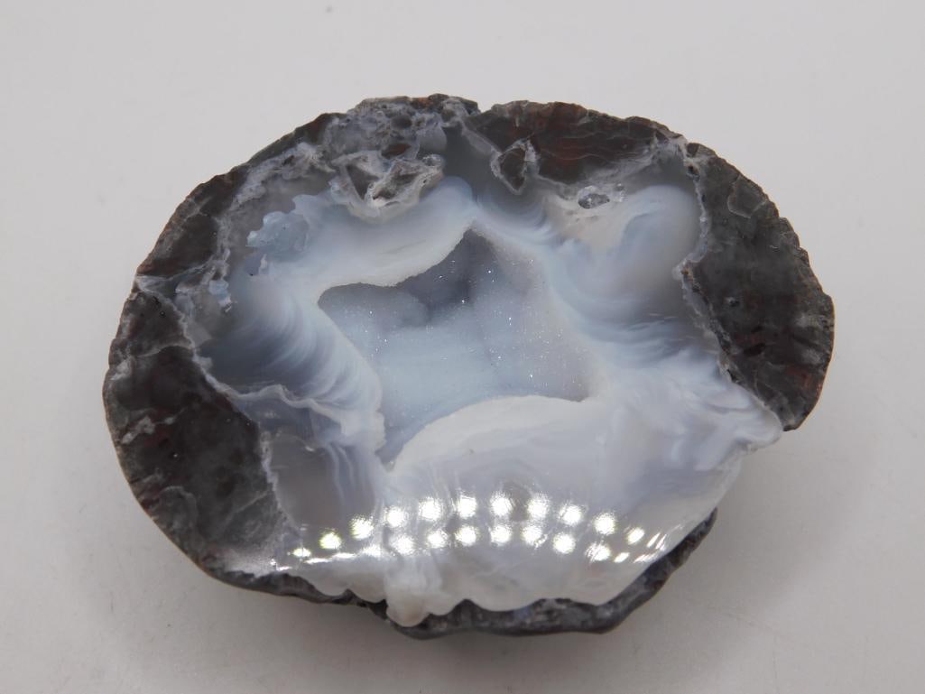 GEODE ROCK STONE LAPIDARY SPECIMEN - 2