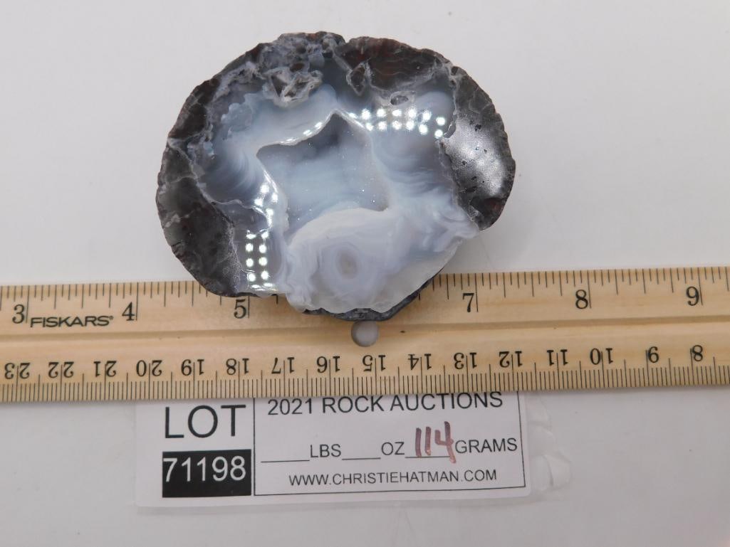 GEODE ROCK STONE LAPIDARY SPECIMEN - 3