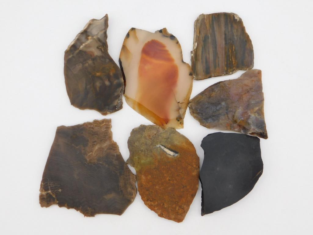 MIXED ROCK STONE LAPIDARY SPECIMEN: MIXED ROCK STONE LAPIDARY SPECIMEN