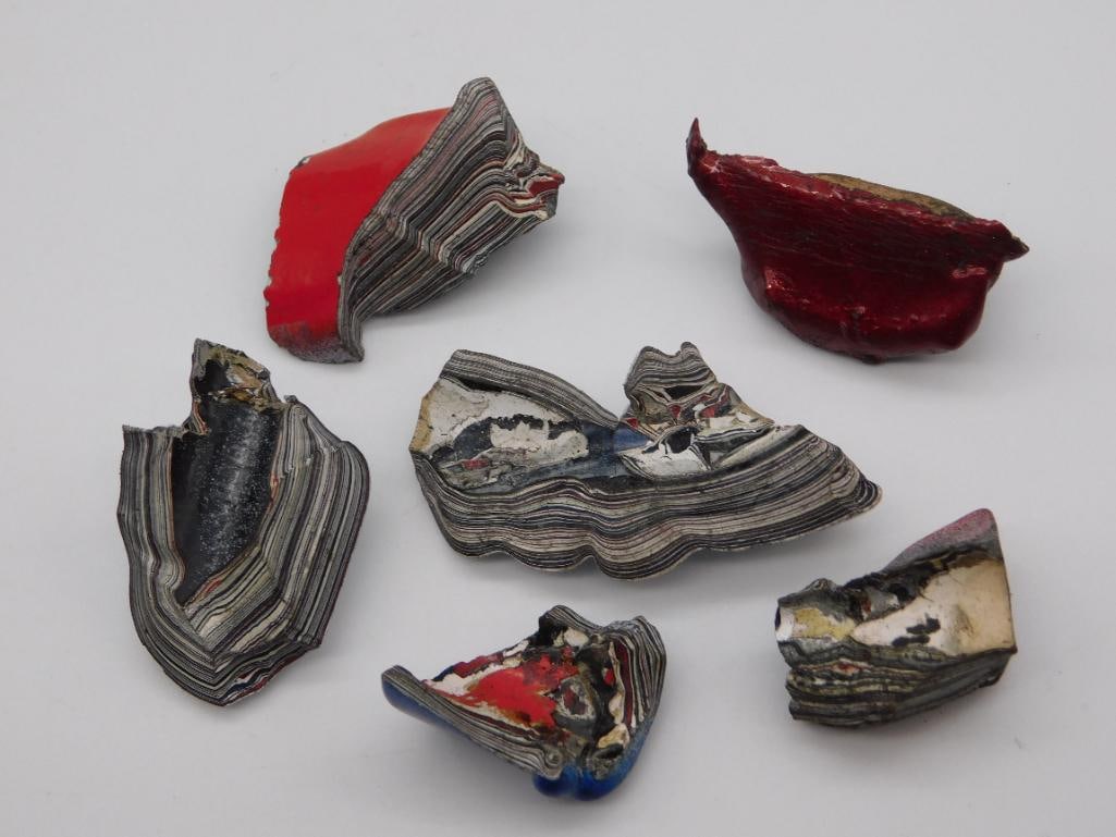FORDITE MOTOR CITY AGATE ROCK STONE LAPIDARY SPECIMEN: FORDITE MOTOR CITY AGATE ROCK STONE LAPIDARY SPECIMEN