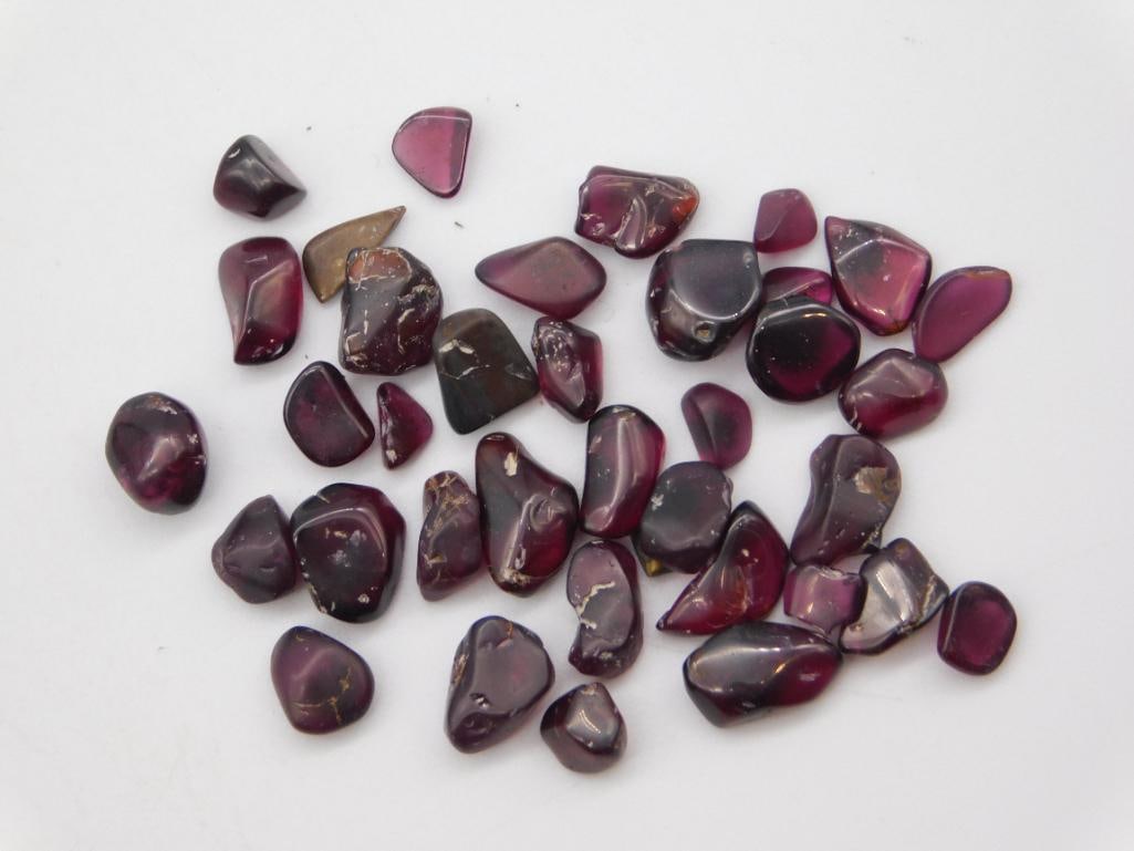 GARNET ROCK STONE LAPIDARY SPECIMEN: GARNET ROCK STONE LAPIDARY SPECIMEN