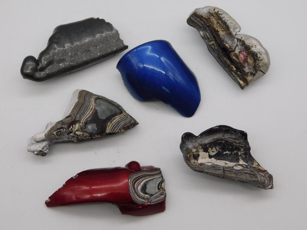 FORDITE MOTOR CITY AGATE ROCK STONE LAPIDARY SPECIMEN: FORDITE MOTOR CITY AGATE ROCK STONE LAPIDARY SPECIMEN